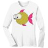 1-DAY RUSH NO MINIMUM Ladies Long Sleeve Crew Neck T-Shirt Thumbnail