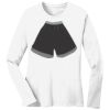 1-DAY RUSH NO MINIMUM Ladies Long Sleeve Crew Neck T-Shirt Thumbnail