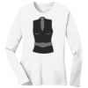 1-DAY RUSH NO MINIMUM Ladies Long Sleeve Crew Neck T-Shirt Thumbnail