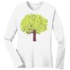 1-DAY RUSH NO MINIMUM Ladies Long Sleeve Crew Neck T-Shirt Thumbnail