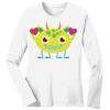 1-DAY RUSH NO MINIMUM Ladies Long Sleeve Crew Neck T-Shirt Thumbnail