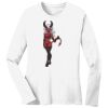 1-DAY RUSH NO MINIMUM Ladies Long Sleeve Crew Neck T-Shirt Thumbnail