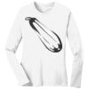 1-DAY RUSH NO MINIMUM Ladies Long Sleeve Crew Neck T-Shirt Thumbnail