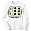 1-DAY RUSH NO MINIMUM Ladies Long Sleeve Crew Neck T-Shirt Thumbnail
