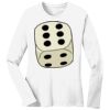 1-DAY RUSH NO MINIMUM Ladies Long Sleeve Crew Neck T-Shirt Thumbnail