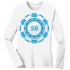 1-DAY RUSH NO MINIMUM Ladies Long Sleeve Crew Neck T-Shirt Thumbnail