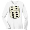 1-DAY RUSH NO MINIMUM Ladies Long Sleeve Crew Neck T-Shirt Thumbnail