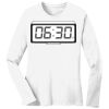 1-DAY RUSH NO MINIMUM Ladies Long Sleeve Crew Neck T-Shirt Thumbnail