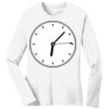 1-DAY RUSH NO MINIMUM Ladies Long Sleeve Crew Neck T-Shirt Thumbnail
