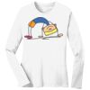 1-DAY RUSH NO MINIMUM Ladies Long Sleeve Crew Neck T-Shirt Thumbnail