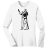 1-DAY RUSH NO MINIMUM Ladies Long Sleeve Crew Neck T-Shirt Thumbnail
