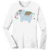 1-DAY RUSH NO MINIMUM Ladies Long Sleeve Crew Neck T-Shirt Thumbnail