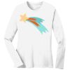 1-DAY RUSH NO MINIMUM Ladies Long Sleeve Crew Neck T-Shirt Thumbnail