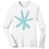 1-DAY RUSH NO MINIMUM Ladies Long Sleeve Crew Neck T-Shirt Thumbnail