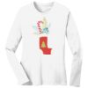 1-DAY RUSH NO MINIMUM Ladies Long Sleeve Crew Neck T-Shirt Thumbnail