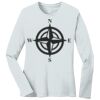 1-DAY RUSH NO MINIMUM Ladies Long Sleeve Crew Neck T-Shirt Thumbnail