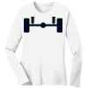 1-DAY RUSH NO MINIMUM Ladies Long Sleeve Crew Neck T-Shirt Thumbnail