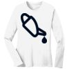 1-DAY RUSH NO MINIMUM Ladies Long Sleeve Crew Neck T-Shirt Thumbnail