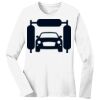 1-DAY RUSH NO MINIMUM Ladies Long Sleeve Crew Neck T-Shirt Thumbnail