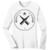 1-DAY RUSH NO MINIMUM Ladies Long Sleeve Crew Neck T-Shirt Thumbnail