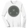 1-DAY RUSH NO MINIMUM Ladies Long Sleeve Crew Neck T-Shirt Thumbnail