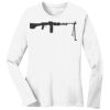 1-DAY RUSH NO MINIMUM Ladies Long Sleeve Crew Neck T-Shirt Thumbnail
