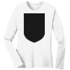 1-DAY RUSH NO MINIMUM Ladies Long Sleeve Crew Neck T-Shirt Thumbnail