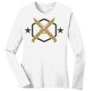 1-DAY RUSH NO MINIMUM Ladies Long Sleeve Crew Neck T-Shirt Thumbnail