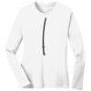 1-DAY RUSH NO MINIMUM Ladies Long Sleeve Crew Neck T-Shirt Thumbnail