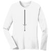 1-DAY RUSH NO MINIMUM Ladies Long Sleeve Crew Neck T-Shirt Thumbnail