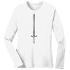 1-DAY RUSH NO MINIMUM Ladies Long Sleeve Crew Neck T-Shirt Thumbnail
