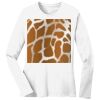 1-DAY RUSH NO MINIMUM Ladies Long Sleeve Crew Neck T-Shirt Thumbnail