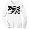 1-DAY RUSH NO MINIMUM Ladies Long Sleeve Crew Neck T-Shirt Thumbnail