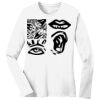 1-DAY RUSH NO MINIMUM Ladies Long Sleeve Crew Neck T-Shirt Thumbnail