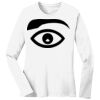 1-DAY RUSH NO MINIMUM Ladies Long Sleeve Crew Neck T-Shirt Thumbnail