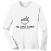 1-DAY RUSH NO MINIMUM Ladies Long Sleeve Crew Neck T-Shirt Thumbnail