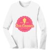 1-DAY RUSH NO MINIMUM Ladies Long Sleeve Crew Neck T-Shirt Thumbnail