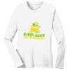 1-DAY RUSH NO MINIMUM Ladies Long Sleeve Crew Neck T-Shirt Thumbnail