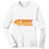 1-DAY RUSH NO MINIMUM Ladies Long Sleeve Crew Neck T-Shirt Thumbnail