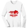 1-DAY RUSH NO MINIMUM Ladies Long Sleeve Crew Neck T-Shirt Thumbnail