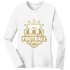 1-DAY RUSH NO MINIMUM Ladies Long Sleeve Crew Neck T-Shirt Thumbnail