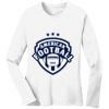 1-DAY RUSH NO MINIMUM Ladies Long Sleeve Crew Neck T-Shirt Thumbnail