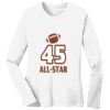 1-DAY RUSH NO MINIMUM Ladies Long Sleeve Crew Neck T-Shirt Thumbnail