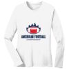 1-DAY RUSH NO MINIMUM Ladies Long Sleeve Crew Neck T-Shirt Thumbnail