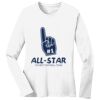 1-DAY RUSH NO MINIMUM Ladies Long Sleeve Crew Neck T-Shirt Thumbnail