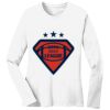 1-DAY RUSH NO MINIMUM Ladies Long Sleeve Crew Neck T-Shirt Thumbnail