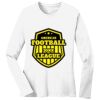 1-DAY RUSH NO MINIMUM Ladies Long Sleeve Crew Neck T-Shirt Thumbnail