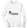1-DAY RUSH NO MINIMUM Ladies Long Sleeve Crew Neck T-Shirt Thumbnail
