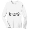 1-DAY RUSH NO MINIMUM Ladies Long Sleeve Crew Neck T-Shirt Thumbnail