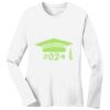 1-DAY RUSH NO MINIMUM Ladies Long Sleeve Crew Neck T-Shirt Thumbnail